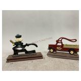 Metal Nutcrackers on Stands