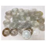 Vintage Atlas & Ball Glass Canning Jar Lids