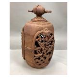 Vintage Cast Iron Lantern or Incense Burner