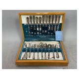Silver Plated Flatware in Case