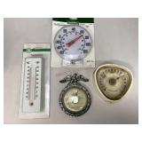Assorted Vintage Plastic Thermometers