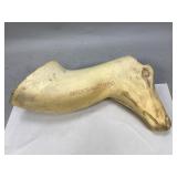 Vintage Plastic Animal Head Used for Taxidermy