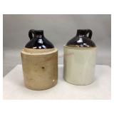 Vintage Stoneware Whiskey Crocks
