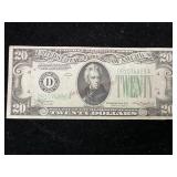 Series 1934 A Twenty Dollar Bill