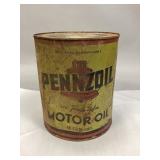 Vintage Pennzoil Motor Oil Gallon Can