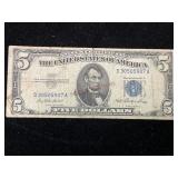 Series 1953  Silver Certificate Five Dollar Bill