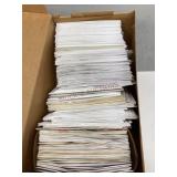 Box of Envelopes Containing Stamps