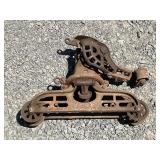 Cast Iron Hay Trolley