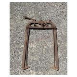 Cast Iron Hay Harpoon or Hay Fork