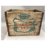 Vintage Canada Dry Wooden Crate
