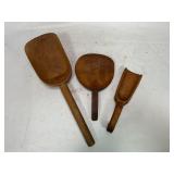 Wood Paddles and Scoops