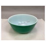 Vintage Pyrex #403 Primary Green Mixing Bowl