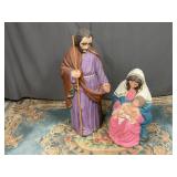 Two Piece Nativity Blow Molds