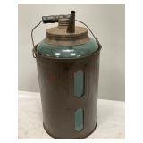Dandy Tin Jacketed Glass Kerosene Filler Can