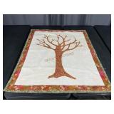 Coverlet Lap Blanket with Tree