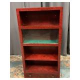 Bookcase with Sliding Glass Cover