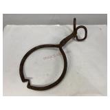 Antique Hand-Forged Iron Ice Tongs