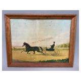 Framed Equestrian Horse Racing Print