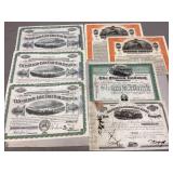 Vintage Railroad Bonds & Certificates