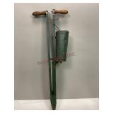 Antique Wooden Hand Held Seed Planter