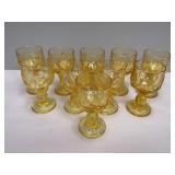 Yellow Glass Goblets