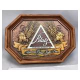 Vintage Plastic Blatz Beer Promotional Sign