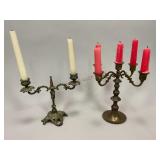 Brass Candelabras
