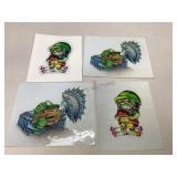 Assorted Vintage BP Oil Collectible Stickers