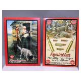 Two Vintage Metal Remington Signs