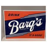 Metal 'Drink Barqï¿½s' One Sided Sign