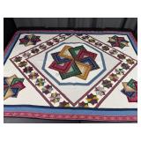 Spin Star Hand Stitched Quilt