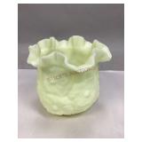Vintage Fenton Custard Glass Vase