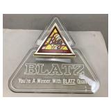 Vintage Blatz Beer Promotional Wall Sign