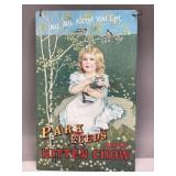 Vintage Metal Parks Feeds Kitten Chow Sign