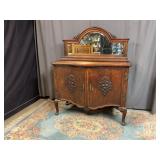French Art Deco Oak Sever