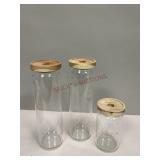 Cuisinart Clear Glass Jars