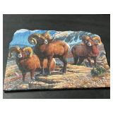 Mountain Monarchs Print on Slate by Cynthie Fisher