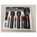 Package of Four Flashlights & Batteries