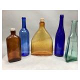 Miscellaneous Colorful Glass Bottles