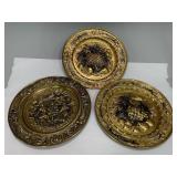 Gold Tone Metal Decorative Trays