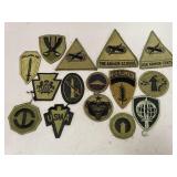 Subdued US Army Commands and Schools Patches