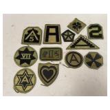 Subdued U.S. Army and Corps Patches