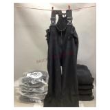 Fleece Overalls - 9 Pairs - Most are Size Medium