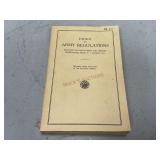 Army Regulation 1-5 Index to all Regs 1944