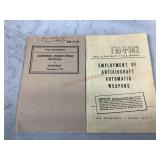 2 Manuals - Armed Forces 1942, Anti-Aircraft 1943