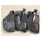 3 Uncle Mikes SideKick Holsters