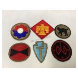 U.S. Army WWII Combat Patches