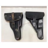 Two Leather German Type Holsters