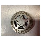 Brothel Inspector Badge