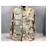 Desert Camo Jacket with Insignia